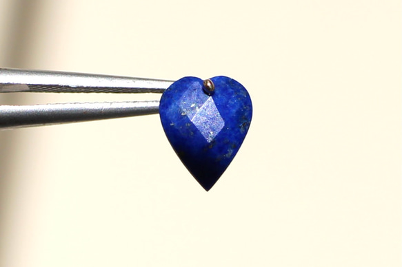 Lapis lazuli (Heart shape) / K18YG 6枚目の画像