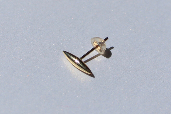 Sharp ellipse pierce / K10YG + K18YG 2枚目の画像