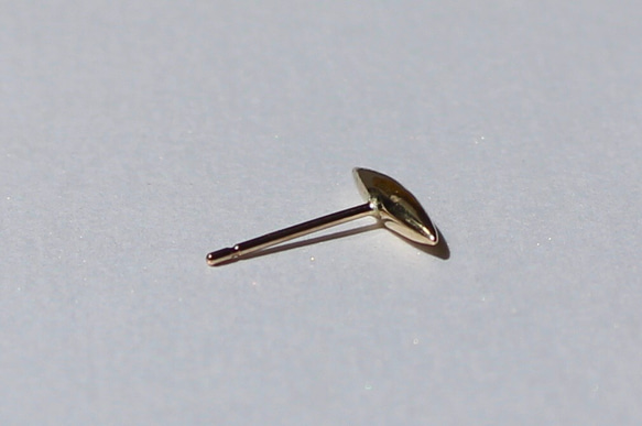 Sharp ellipse pierce / K10YG + K18YG 3枚目の画像