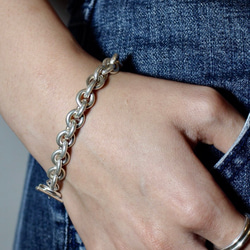 Round chain bracelet / silver 925 1枚目の画像