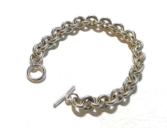 Round chain bracelet / silver 925 2枚目の画像