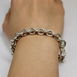 Round chain bracelet / silver 925 5枚目の画像