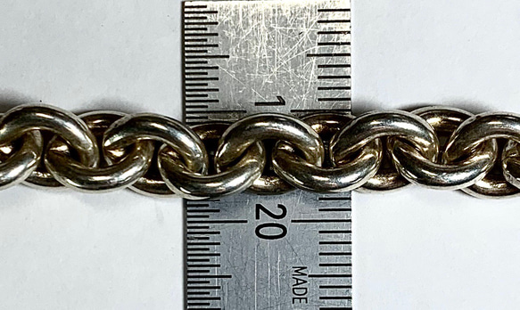 Round chain bracelet / silver 925 6枚目の画像