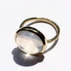 Moonstone Ring / K10YG 1枚目の画像