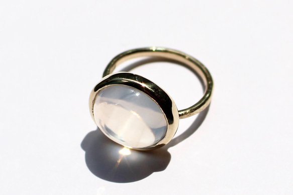 Moonstone Ring / K10YG 1枚目の画像