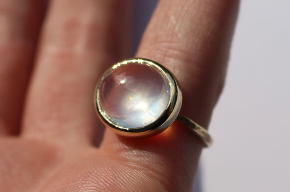 Moonstone Ring / K10YG 2枚目の画像