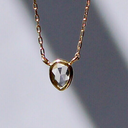 Rosecut Diamond Necklace / K18YG 3枚目の画像