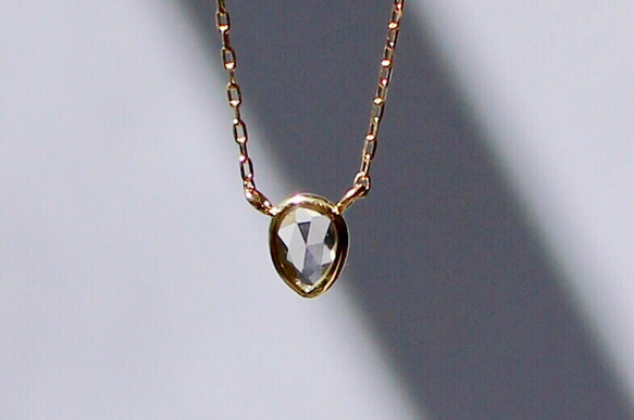 Rosecut Diamond Necklace / K18YG 3枚目の画像
