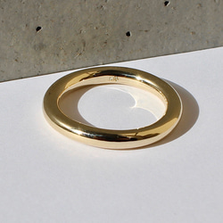 Thick circle line ring / K10, K18, PT900 1枚目の画像