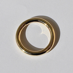 Thick circle line ring / K10, K18, PT900 2枚目の画像