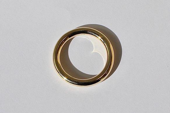 Thick circle line ring / K10, K18, PT900 2枚目の画像