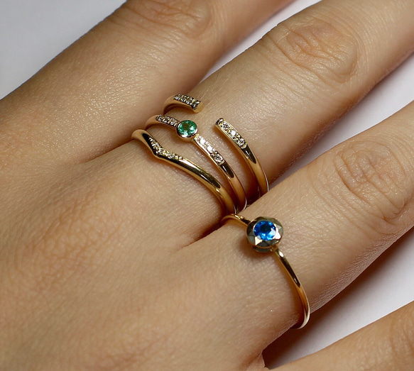 Sparkle ring / K10, K18, PT900 4枚目の画像