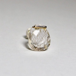 Rutile quartz pierce / K18YG 1枚目の画像