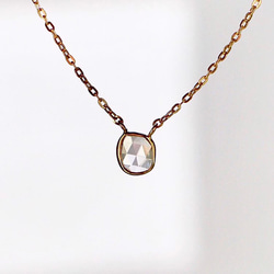 Rosecut Diamond Necklace / K18YG 1枚目の画像