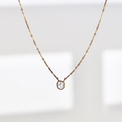 Rosecut Diamond Necklace / K18YG 2枚目の画像