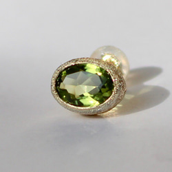 Stardust Pierce Peridot / K10YG 2枚目の画像