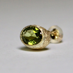 Stardust Pierce Peridot / K10YG 3枚目の画像