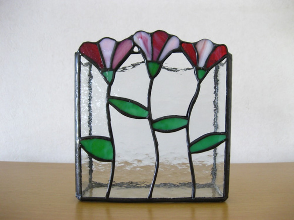 ステンドグラス ポストカード入れ リモコンラック ステンド