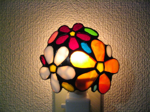 ステンドグラス　花束ランプ(5) 1枚目の画像