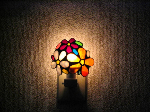 ステンドグラス　花束ランプ(5) 5枚目の画像