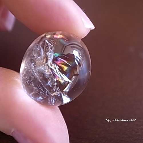アイリススモーキークォーツ ルース 天然石 天然石 宙と