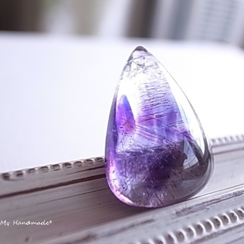 ブラジル産　ゲーサイト共生　アメジストエレスチャル ブラジル産ゲーサイト共生アメジストエレスチャル