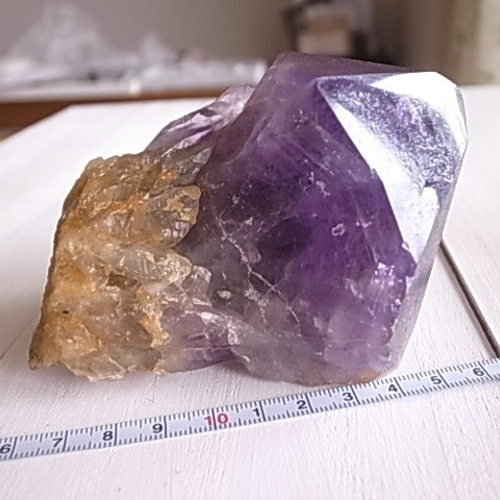 希少♡コンゴ産アメジストポイントクラスター♡1.5kg超えNo.1372 原石 稀少 コンゴ大結晶 アメジストクラスター 2.5Kg天然石 玄関開運