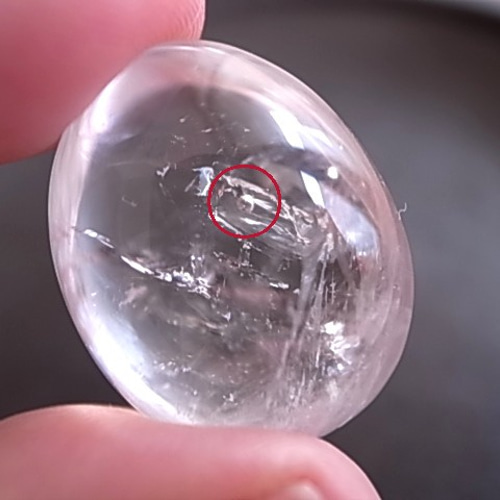 水入り水晶ルース 006 - 貴石工房パックOnlineShop