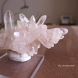 クリスタル 　水晶　７２ｇ　クラスター　インド産 1枚目の画像