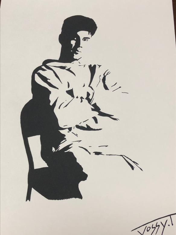 似顔絵 ジャスティンビーバー 絵画 FDO 通販 8543501｜Creema