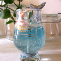 【Zamand 】Sweet系列-海的幻想汽泡杯燭／接單製作 第1張的照片
