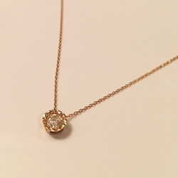 18Kgold 0.2 carat diamondnecklace★18金ゴールド0.2カラットダイヤモンドネックレス 3枚目の画像
