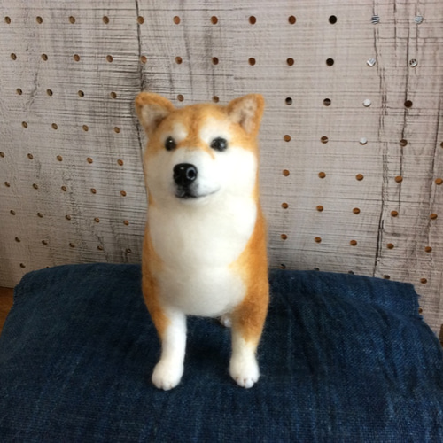 柴犬（成犬お座り❣️） 羊毛フェルト コーギー大好きママ 通販