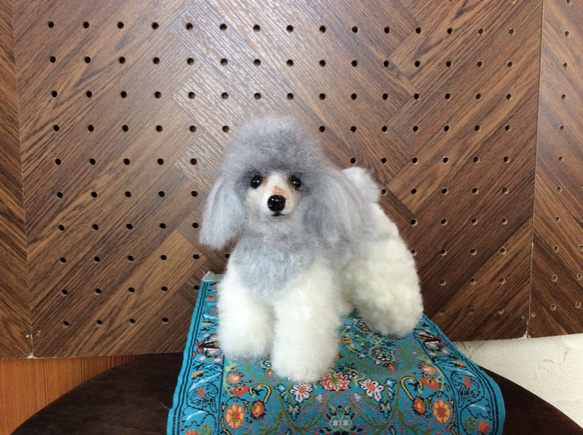 羊毛フェルトmegu様確認用トイプードル犬ハンドメイドオーダー