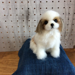 シーズー（お座りポーズ） 羊毛フェルト コーギー大好きママ 通販