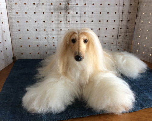 【Belcanto】フェルト羊毛のアフガンハウンド Belcanto様専用】フェルト羊毛のアフガンハウンド 【公式通販】