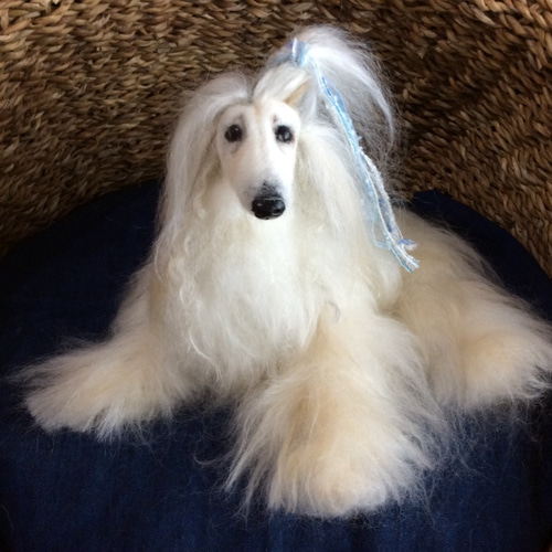 オーダー品アフガンハウンド 羊毛フェルト コーギー大好きママ 通販