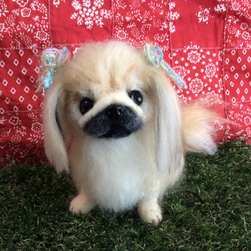 ペキニーズ（フォーン） 羊毛フェルト コーギー大好きママ 通販