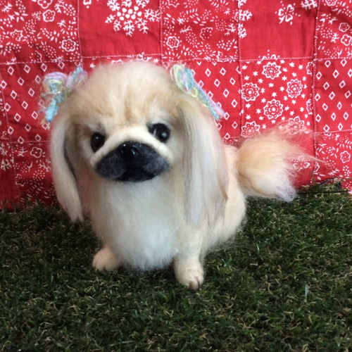 ペキニーズ（フォーン） 羊毛フェルト コーギー大好きママ 通販