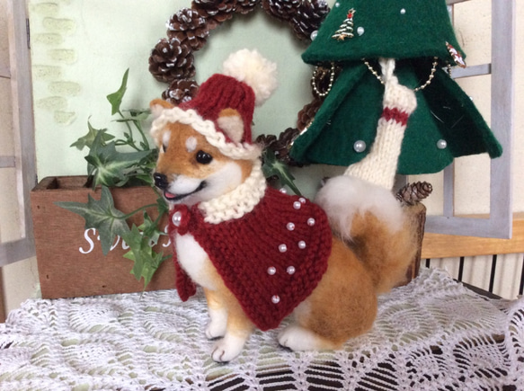 柴犬（クリスマスバージョン） 3枚目の画像