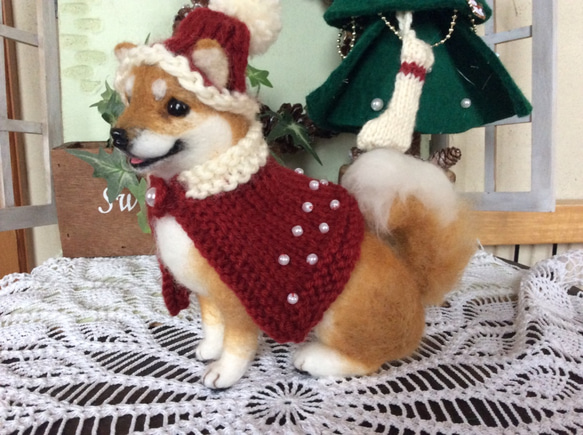 柴犬（クリスマスバージョン） 6枚目の画像
