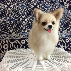 ロングコートチワワ（おすわりと立ちポーズ2体）感謝価格❣️ 0_59d2a3965e93e040177d86ecef48