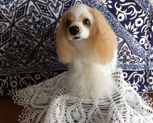 アメリカンコッカースパニエル（パフカラー） 羊毛フェルト コーギー