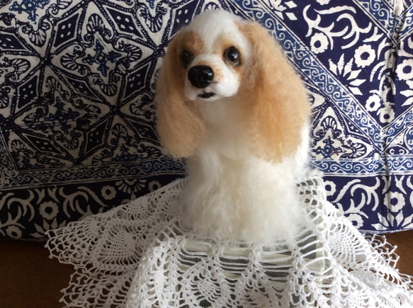 アメリカンコッカースパニエル（パフカラー） 羊毛フェルト コーギー