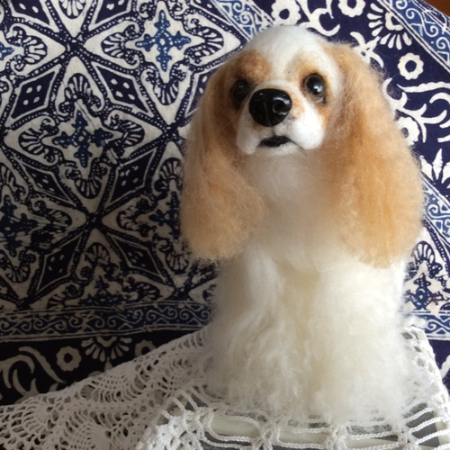 アメリカンコッカースパニエル（パフカラー） 羊毛フェルト コーギー  