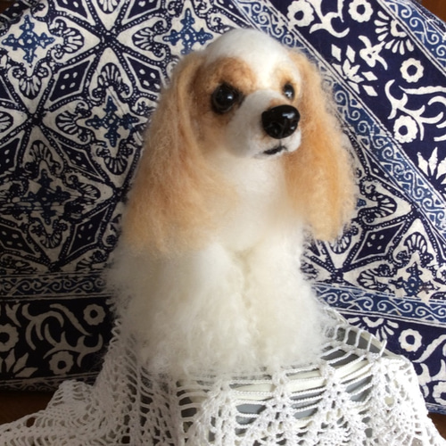 アメリカンコッカースパニエル（パフカラー） 羊毛フェルト コーギー