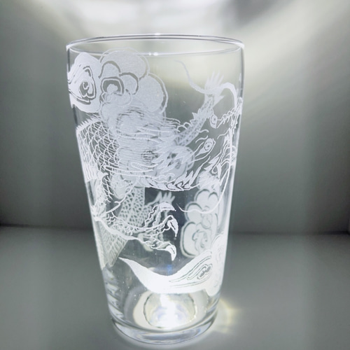 一点物 和柄 グラスリッツェン 龍 #1 グラス ひびきちゃん 通販