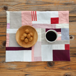 大判パッチワーク・フリーマット パッチワーク キルトトップ 未完成 フリーマット マルチカバー