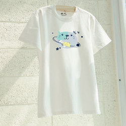 カップルの服[あなたを中心に展開]バレンタインデー、結婚祝い、ラブラブレター（コットンTシャツ）イラストレーター手描き 2枚目の画像