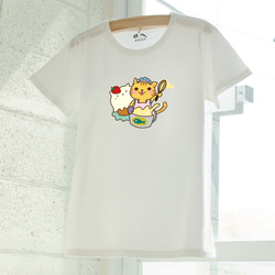 親子裝【幸福喵喵屋】短袖 純棉 T-shirt 插畫家手繪款 第4張的照片